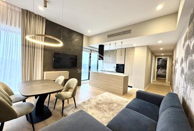 Apartament cu 3 camere, mobilat în Barbu Văcărescu