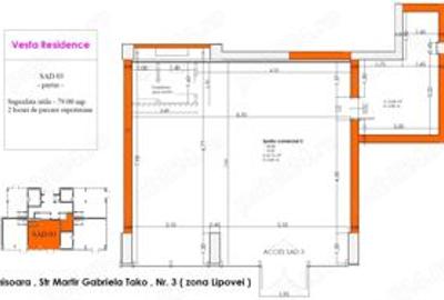 Spatiul comercial 79 mp,  nou, amenajat modern - Vesta Residence, Lipovei - 4