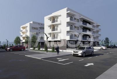 Apartament 2 camere 60 mpu cu loc de parcare si 2 balcoane