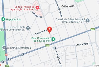 Teren 554mp pe str. Traian vis-a-vis de Baia Comunala - 1