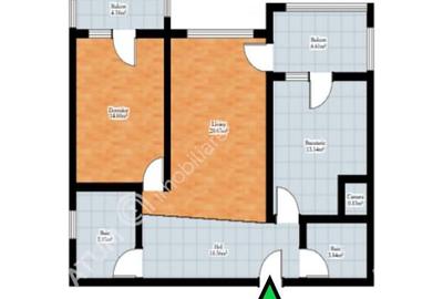 Apartament  camere 2 balcoane si loc parcare in Arhitectiilor Sibiu - 5
