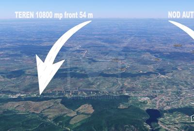 Teren 10800 mp, front 54 m in apropierea  Urbano Shopping & Living Gilau - 1