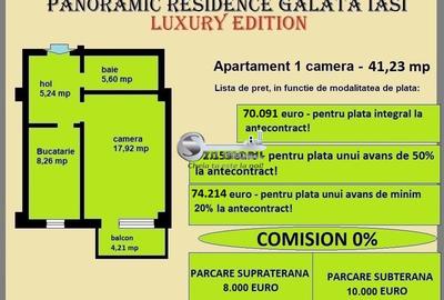 Apartament decomandat de vanzare in Iasi, Galata, 41,23 mp, bloc nou - 2