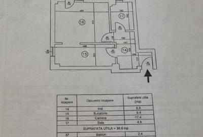 Apartament cu 1 camera, bloc nou, loc de parcare - Valea Lupului - 5