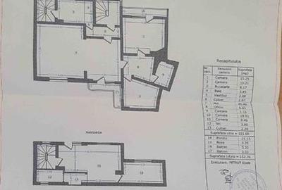 Apartament 3 camere in vila etajul 1+2 camere amenajate la mansarda, zona Emines - 5