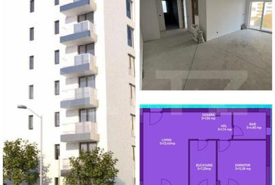 Apartament cu 2 camere decomandat în Cornitoiu