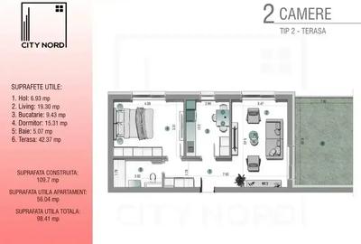 Certificat energetic A! Finalizat, decomandat, lift+terasa 40 mp - 10