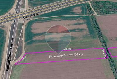 Teren Construcții intravilan de 4431 mp, în Est