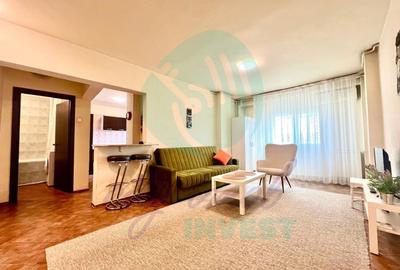 Apartament cu 2 camere decomandat, mobilat în Decebal