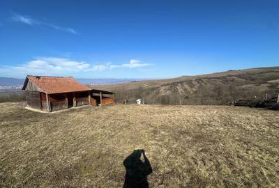 Teren panoramic 2400 mp cu cabană | View superb | comuna Ciugud - 1