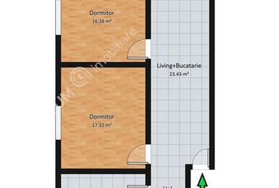 Apartament cu 3 camere si loc de parcare in Turnisor zona Alma - 8