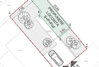 Imobil de RECONSOLIDAT- 47mp (cu subsol + pod inalt) + Teren- 200 mp - Str. - 1