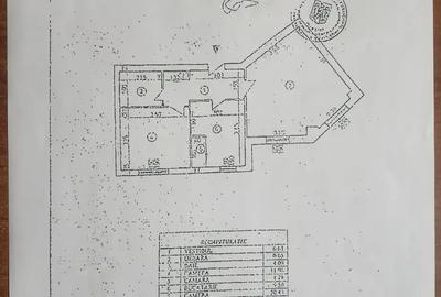 Apartament pentru firma 2 camere | 54 mp | Etaj 1 | Nemobilat | - 9