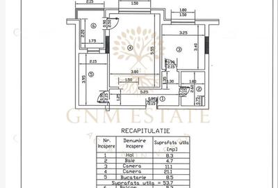 2 Camere Et.4/5 Bloc Nou Zona Pacii - Drumul Belsugului - 6