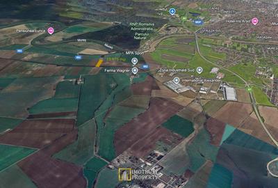 Teren industrial 13.975 mp – Zona Industrială Sud Arad, acces rapid A1 - 2