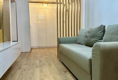Apartament cu 2 camere semidecomandat, mobilat în Pipera
