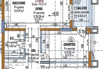 Apartament 3 camere, 76 mp, 2 bai, 2 balcoane – bloc nou premium - 3