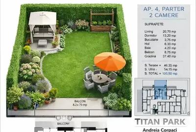 Apartament cu 2 camere decomandat în Theodor Pallady