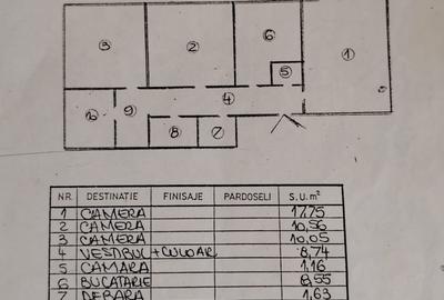 1 Decembrie-Pallady,apartament 3 camere decomandat - 9