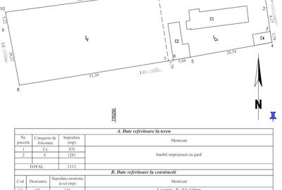 Teren Construcții intravilan de 2112 mp, în Vânători