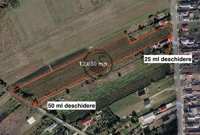 Teren intravilan de vanzare | 12.650 mp | Ghirdoveni | Comision 0%