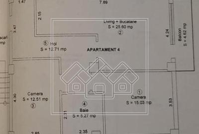 Apartament de vanzare in Sibiu - 3 camere, balcon, parcare - zona buna - 9