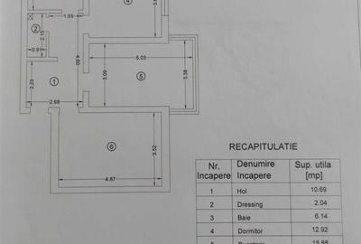 Apartament cu 2 camere decomandat în Vișani