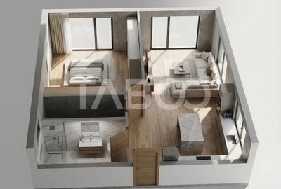 Apartament de vanzare 2 camere decomandate debara si parcare Selimbar - 1