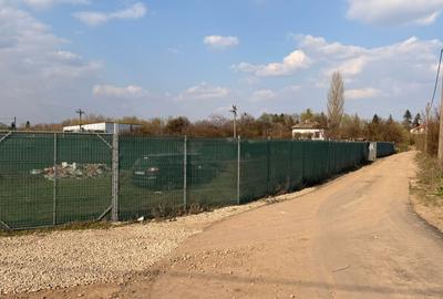 Teren 1700 mp de închiriat Clinceni Bragadiru acces camioane A0 container - 12