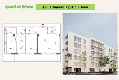 Apartament cu 3 camere în Drumul Taberei