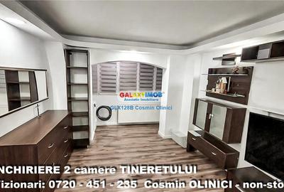 Apartament cu 2 camere decomandat, mobilat în Tineretului