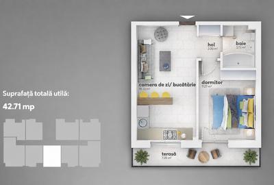 2 camere tip Studio - Bloc nou - Acte gata - Finisaje Extra - Metrou - 16