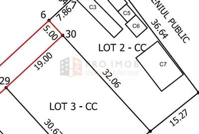 Teren Construcții intravilan de 1255 mp, în Vernești