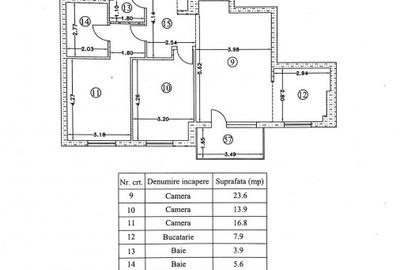 0% | Apartament 3 camere NOU, decomandat, 86 mp, 2 bai  | Atrium - Sișești - 13