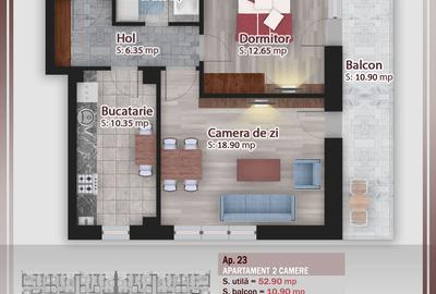 AP. 2CAM. COMPLEX DE 4 BLOCURI P+3 / PALLADY. COMISION 0%! - 1