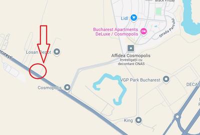Teren de inchiriat, 20000 mp, Centura Bucuresti langa Cosmopolis si Fan Courier - 4