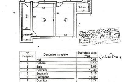 Apartament cu 3 camere, mobilat si utilat, etaj 3, VASLUI zona CENTRU; - 9
