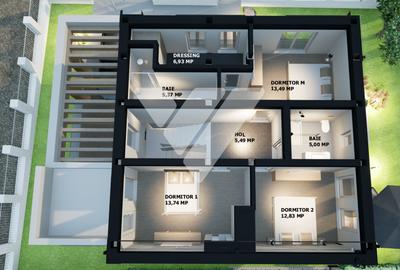 Casa individuala 4 camere si 180 mp teren liber - Cisnadie Sibiu - 3