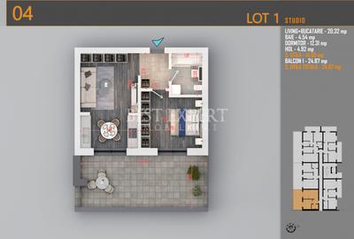 Apartament cu 2 camere semidecomandat în Theodor Pallady