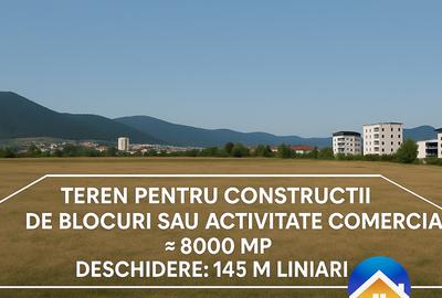 Teren 7956 mp Piatra Neamt , front stradal de 145 m lineari - 1