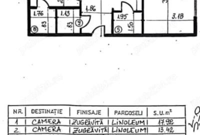 Apartament 3 camere -  1 Decembrie 1918 - Metrou 6 min - 11