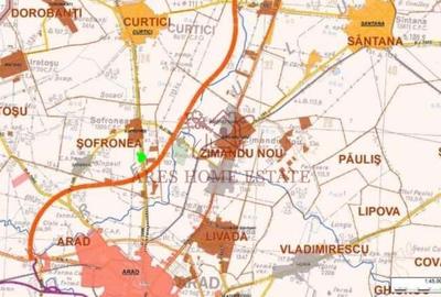 Teren strategic pentru investiție – 5014 mp, Sofronea, Arad. - 3
