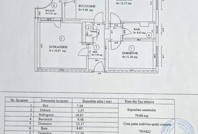 Apartament cu 3 camere de vanzare Targoviste  langa parcul Chindia - 8