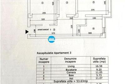 Apartament 2 Cam D 61.5 mp, Parcare, Boxa, Pepinerei Valea Adanca  Iasi - 8