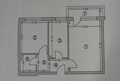 Apartament 2 camere de vanzare in Titan - 8