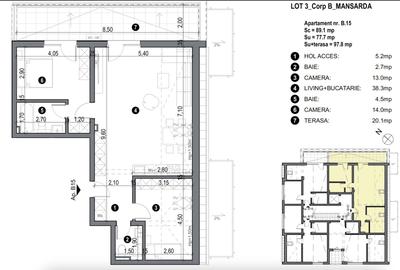 Apartment bloc nou cu lift si loc de parcare inclus - 4