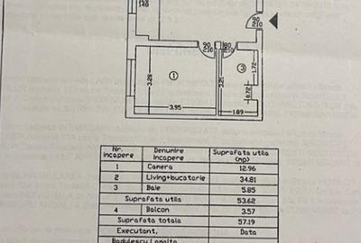 APARTAMENT 2 CAMERE 2/10 57MP BL 2010 APROPRIERE METROU 4 MIN  LUMINOS  PARCARE - 11