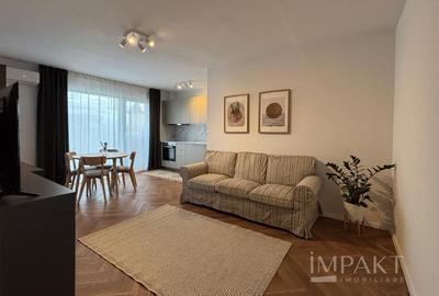 Apartament cu 2 camere semidecomandat, mobilat în Între Lacuri