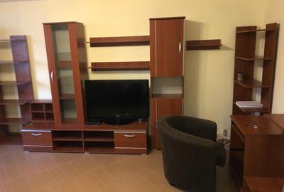 Decebal-piata muncii metrou-garsoniera superba,mobilata lux, etaj 4,,350 euro - 2