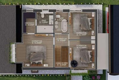 Casa Individuala | 5 Camere | 440mp Teren | Vanzare | *Balotesti* - 6